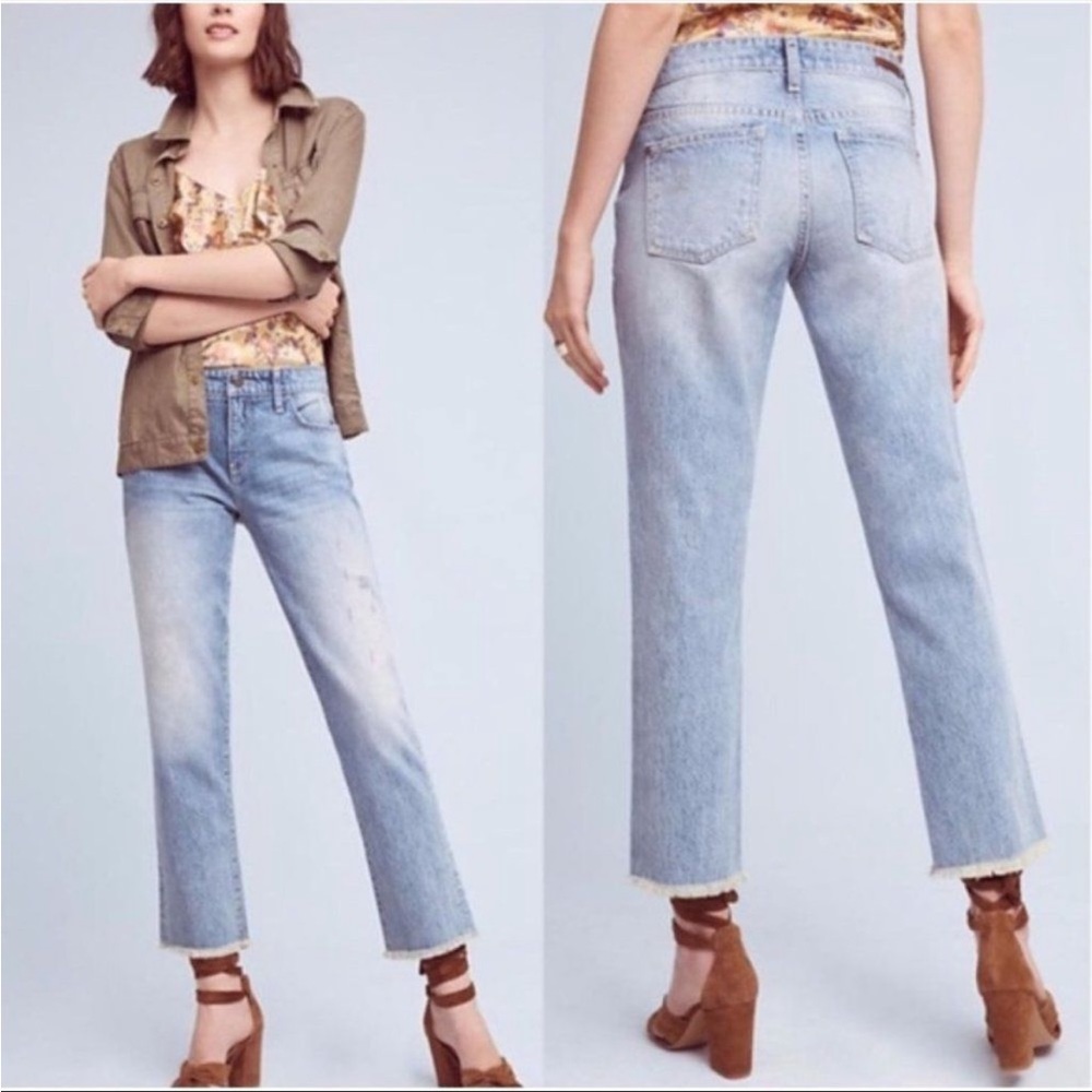 Pilcro hyphen straight jeans